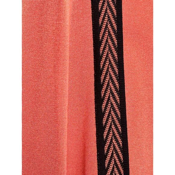 Misook Women's Size L Orange Open Front Cardigan Long Sleeve Designer EUC - Picture 3 of 4